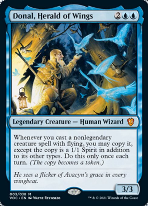 Donal, Herald of Wings (Commander 2021 Crimson Vow) Near Mint