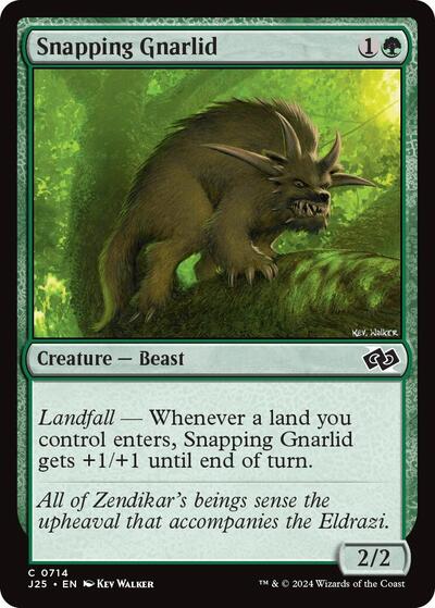 Snapping Gnarlid (Foundations Jumpstart) Near Mint