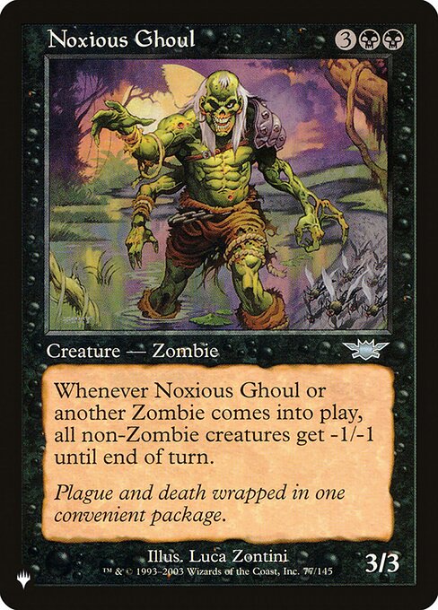 Noxious Ghoul (The List) Near Mint