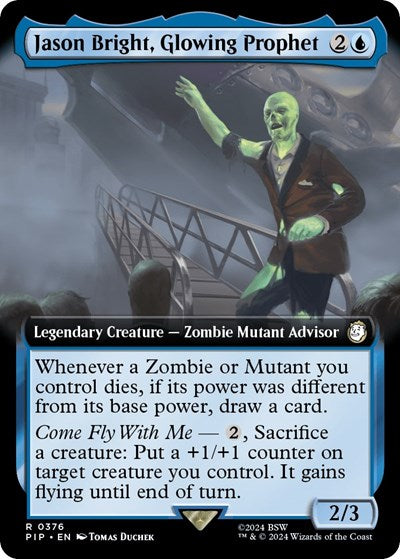 Jason Bright, Glowing Prophet (Extended Art) (Universes Beyond: Fallout) Near Mint Foil