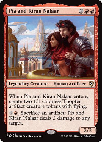 Pia and Kiran Nalaar (Commander: Aetherdrift) Near Mint