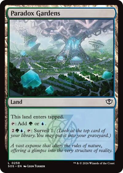 Paradox Gardens (Secrets of Strixhaven) Near Mint Foil