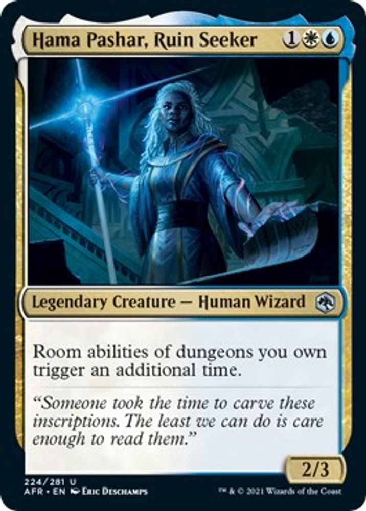 Hama Pashar, Ruin Seeker