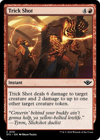 Trick Shot (Outlaws of Thunder Junction) Near Mint Foil