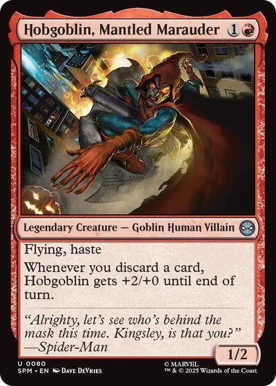 Hobgoblin, Mantled Marauder (Marvel's Spider-Man) Near Mint Foil