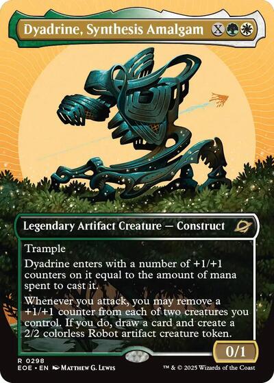 Dyadrine, Synthesis Amalgam (Borderless) (Edge of Eternities) Near Mint