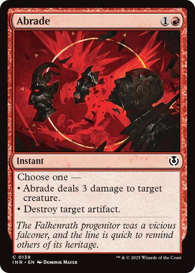 Abrade (Innistrad Remastered) Light Play Foil