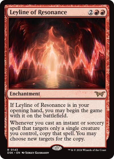 Leyline of Resonance (Duskmourn: House of Horror) Near Mint Foil