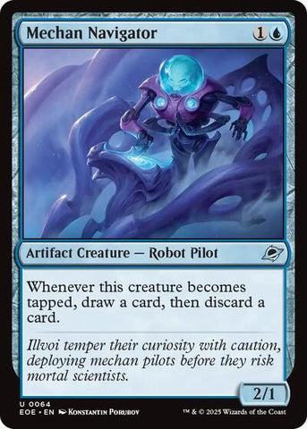 Mechan Navigator (Edge of Eternities) Near Mint Foil