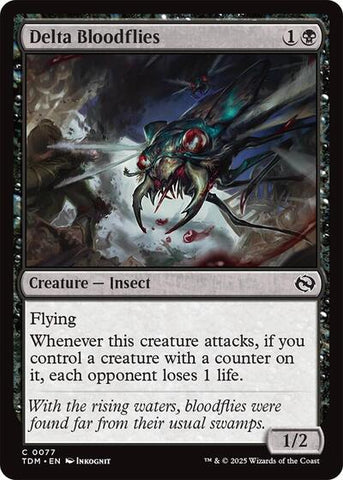 Delta Bloodflies (Tarkir: Dragonstorm) Near Mint