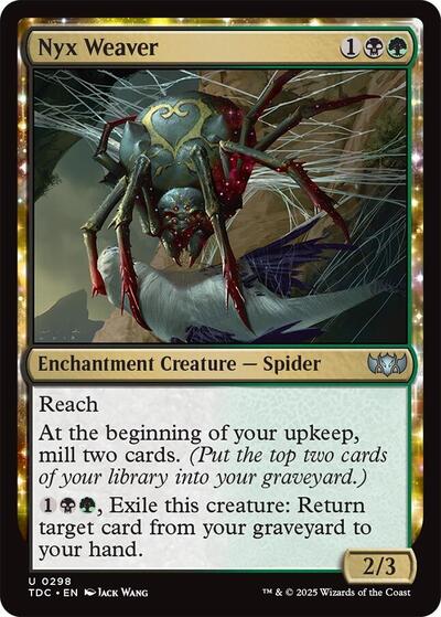 Nyx Weaver (Commander: Tarkir: Dragonstorm) Near Mint