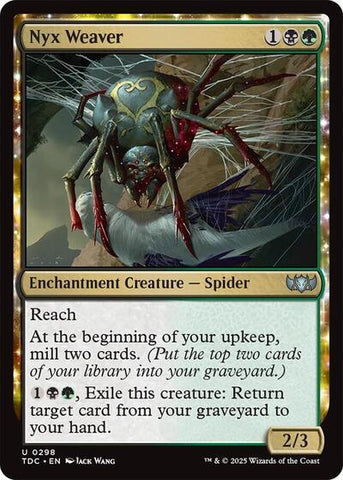 Nyx Weaver (Commander: Tarkir: Dragonstorm) Near Mint