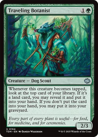 Traveling Botanist (Tarkir: Dragonstorm) Near Mint