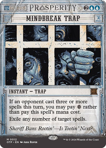 Mindbreak Trap (Outlaws of Thunder Junction: Breaking News) Near Mint
