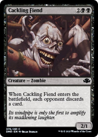 Cackling Fiend (Dominaria Remastered) Near Mint Foil