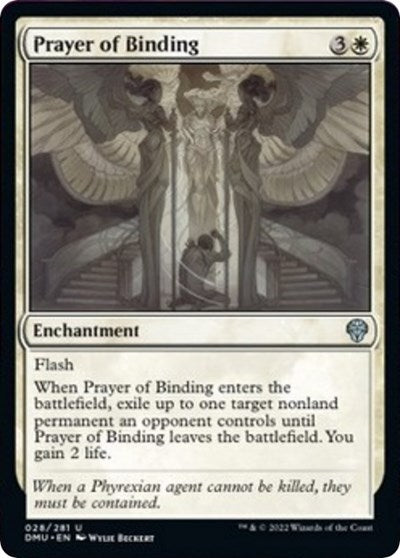Prayer of Binding (Dominaria United) Light Play Foil