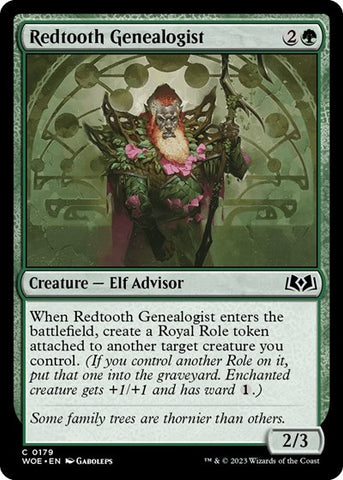 Redtooth Genealogist (Wilds of Eldraine) Near Mint
