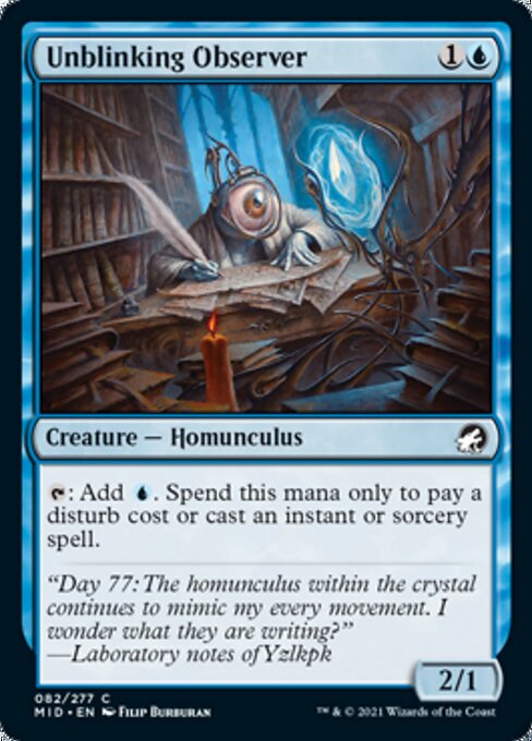Unblinking Observer (Innistrad: Midnight Hunt) Near Mint