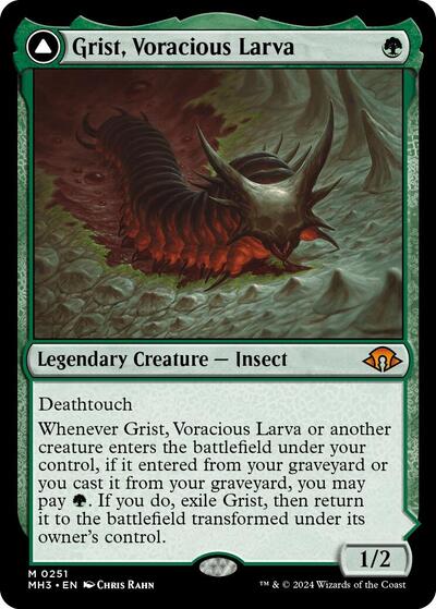 Grist, Voracious Larva (Modern Horizons 3) Near Mint Foil