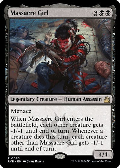 Massacre Girl (Ravnica Remastered) Near Mint