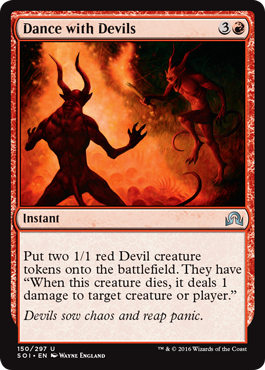 Dance with Devils (Shadows Over Innistrad) Near Mint