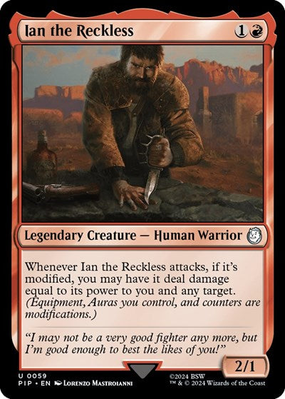 Ian the Reckless (Universes Beyond: Fallout) Near Mint