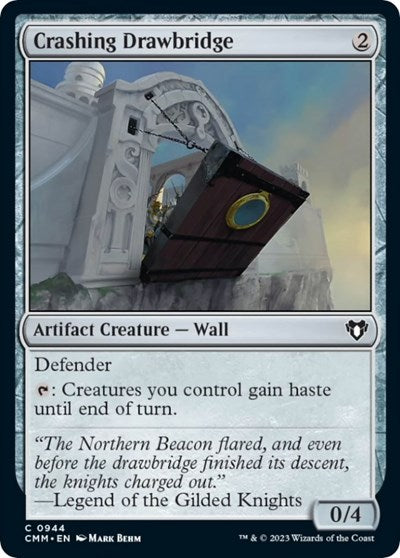 Crashing Drawbridge (Commander Masters) Heavy Play