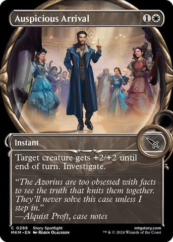 Auspicious Arrival (Showcase) (Murders at Karlov Manor) Near Mint Foil