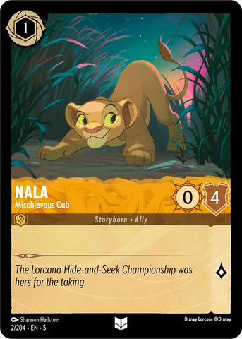 Nala - Mischievous Cub (Shimmering Skies) Near Mint