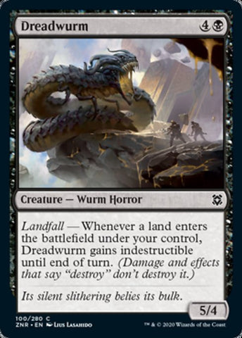 Dreadwurm (Zendikar Rising) Near Mint Foil