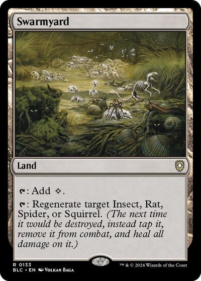Swarmyard (Commander: Bloomburrow) Near Mint