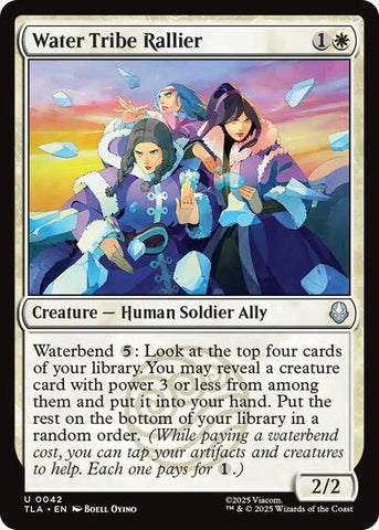 Water Tribe Rallier (Avatar: The Last Airbender) Near Mint Foil