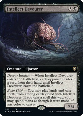 Intellect Devourer (Extended Art) (Commander Legends: Battle for Baldur's Gate) Near Mint Foil