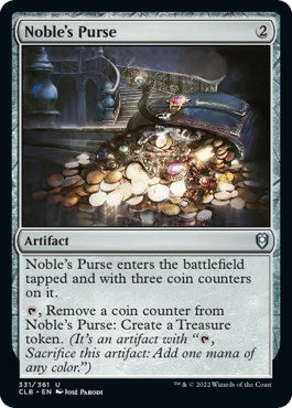 Noble's Purse (Commander Legends: Battle for Baldur's Gate) Near Mint Foil
