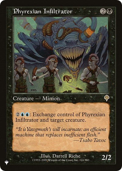 Phyrexian Infiltrator (The List) Near Mint