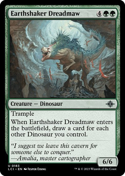 Earthshaker Dreadmaw (The Lost Caverns of Ixalan) Near Mint Foil