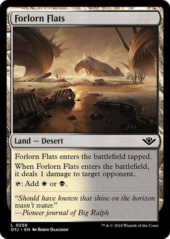 Forlorn Flats (Outlaws of Thunder Junction) Near Mint