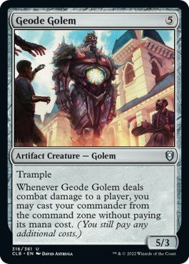 Geode Golem (Commander Legends: Battle for Baldur's Gate) Near Mint Foil