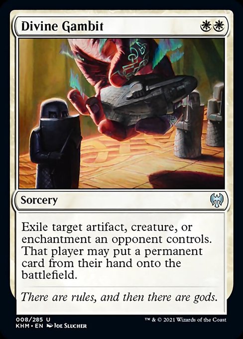 Divine Gambit (Kaldheim) Near Mint Foil