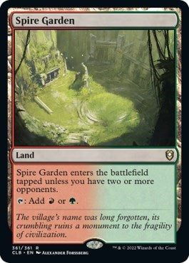 Spire Garden (Commander Legends: Battle for Baldur's Gate) Near Mint Foil