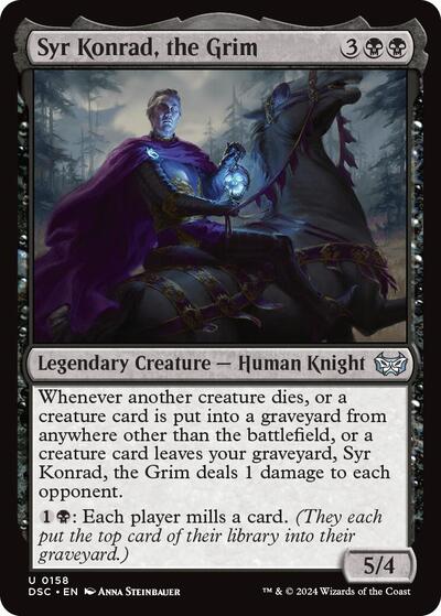 Syr Konrad, the Grim (Commander: Duskmourn: House of Horror) Near Mint