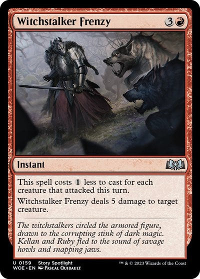 Witchstalker Frenzy (Wilds of Eldraine) Near Mint