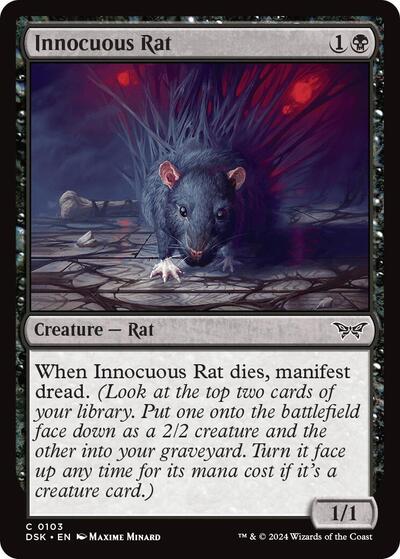 Innocuous Rat (Duskmourn: House of Horror) Near Mint Foil