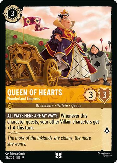 Queen of Hearts - Wonderland Empress (Fabled) Near Mint Cold Foil