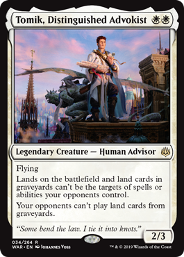 Tomik, Distinguished Advokist (War of the Spark) Near Mint