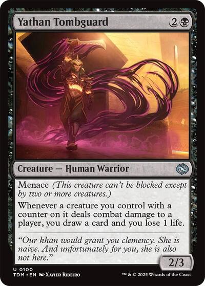 Yathan Tombguard (Tarkir: Dragonstorm) Light Play Foil