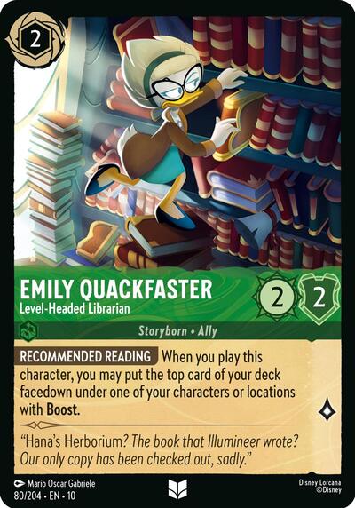 Emily Quackfaster - Level-Headed Librarian (Whispers in the Well) Near Mint