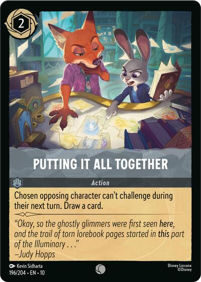 Putting It All Together (Whispers in the Well) Near Mint Cold Foil