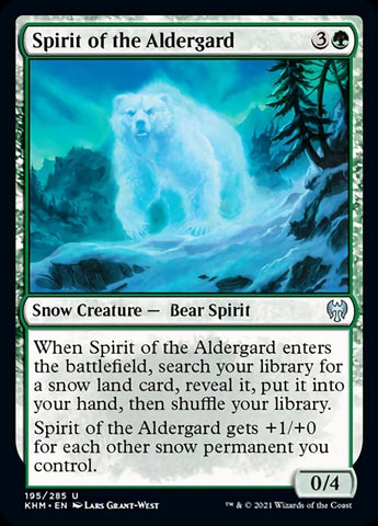 Spirit of the Aldergard (Kaldheim) Near Mint Foil