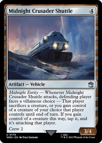 Midnight Crusader Shuttle (Universes Beyond: Doctor Who) Near Mint